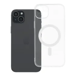 Etui na iPhone 15 PLUS Clear Case 2 mm Mag Cover zgodne z MagSafe (camera protection) transparentne