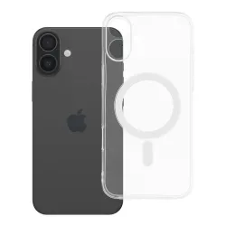 Etui na iPhone 16 PLUS Clear Case 2 mm Mag Cover zgodne z MagSafe (camera protection) transparentne