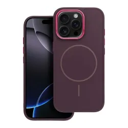 Futerał do iPhone 15 PRO Frame Mag Cover zgodny z MagSafe fioletowy