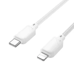 Kabel USB C do Lightning Hoco PD 27W 1 m X113 biały