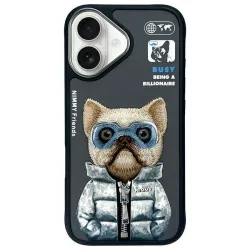 NIMMY futerał COOL&CUTE 2.0 Dog do IPHONE 16 czarny