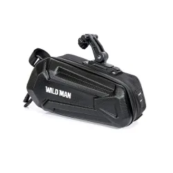 WILDMAN sakwa rowerowa pod siodełko na zamek 1,2L XT7 czarna
