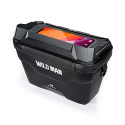 WILDMAN sakwa rowerowa na kierownicę na zamek 3L (4"-7") XT8 czarna