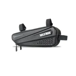 WILDMAN sakwa rowerowa pod ramę na zamek 1,2L ES4 czarna