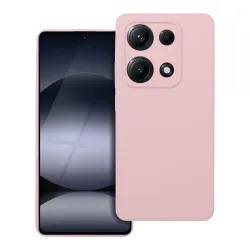 Etui na Xiaomi Redmi Note 14S Silicone 2mm (camera protection) pudrowy róż