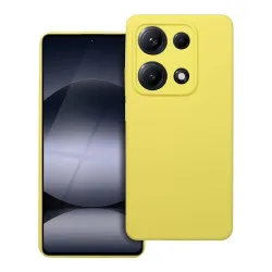 Etui na Xiaomi Redmi Note 14S Silicone 2mm (camera protection) zółte