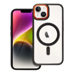 Etui na iPhone 14 Color Edge Mag Cover zgodne z MagSafe czarno złote