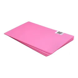 Folia do cięcia do plotera na tył telefonu 180 x 120 mm 10 sztuk - różowa z brokatem