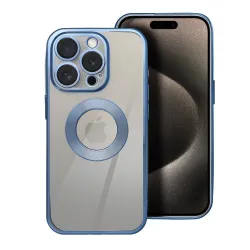 Etui na iPhone 17 Pro Max / 18 Pro Max (low camera edge) Glam niebieskie