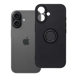 Etui na iPhone 17 Silicone Ring czarne