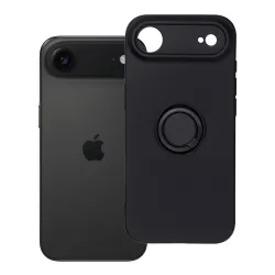 Etui na iPhone 17 AIR Silicone Ring czarne