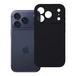 Etui na iPhone 17 Pro Max / 18 Pro Max (low camera edge) Silicone 2mm (camera protection) czarne