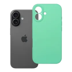 Etui na iPhone 17 Silicone 2mm (camera protection) miętowe