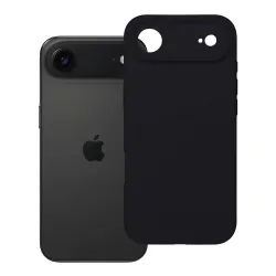 Etui na iPhone 17 AIR Silicone 2mm (camera protection) czarne