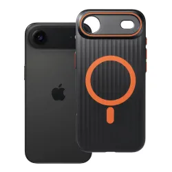 Futerał do iPhone 17 AIR Simply zgodny z MagSafe tytanowy czarny