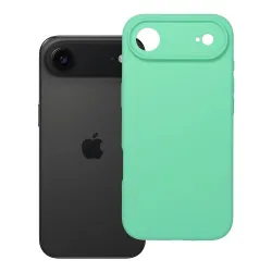 Etui na iPhone 17 AIR Silicone 2mm (camera protection) zgodne z MagSafe miętowe