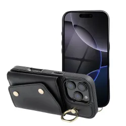Etui na iPhone 12 / 12 PRO Wonder z portfelem czarne