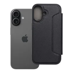 Etui z klapką na iPhone 17 Razor Book czarne