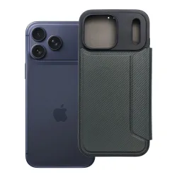 Etui z klapką na iPhone 17 PRO MAX / 18 PRO MAX Razor Book ciemnozielone