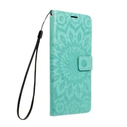 Etui z klapką na iPhone 17 / 18 Mezzo Book mandala zielone