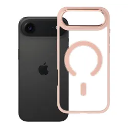 Etui na iPhone 17 AIR Color Edge Mag Cover zgodne z MagSafe różowe