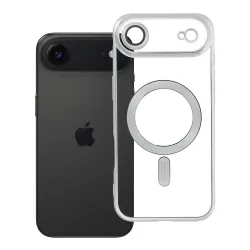 Etui na iPhone 17 AIR Electro Mag Cover zgodne z MagSafe srebrne