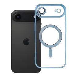 Etui na iPhone 17 AIR Electro Mag Cover zgodne z MagSafe niebieskie