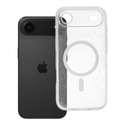 Etui na iPhone 17 AIR Clear Mag Cover - Glitter (Str / Camera Protection) zgodne z MagSafe transparent glitter