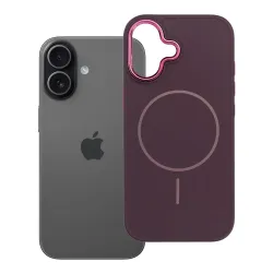 Etui na iPhone 17 Frame Mag Cover zgodne z MagSafe fioletowe