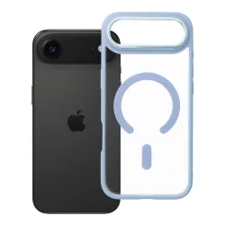 Etui na iPhone 17 AIR Matte Mag Cover zgodne z MagSafe niebieskie