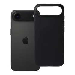 Etui na iPhone 17 AIR Silicone Mag Cover zgodne z MagSafe (big hole) czarne
