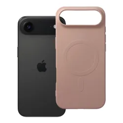 Etui na iPhone 17 AIR Silicone Mag Cover zgodne z MagSafe (big hole) różowe
