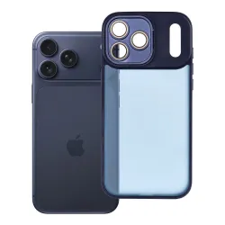 Etui na iPhone 17 Pro Max / 18 Pro Max (low camera edge) Variete granatowe