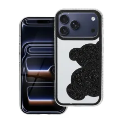 Etui na iPhone 17 Pro / 18 Pro (low camera edge) Teddy Bear czarne