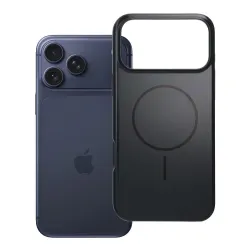 Etui na iPhone 17 Pro Max / 18 Pro Max (low camera edge) Glossy Mag Cover zgodny z MagSafe czarne