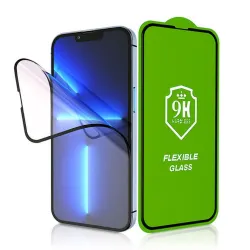 Szkło hybrydowe 5D Full Glue do iPhone 17 AIR Bestsuit Flexible czarne