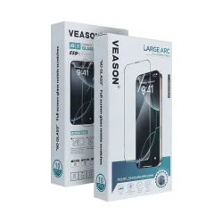 Szkło Hartowane 6D do iPhone 17 Veason Pro Glass (SET 10in1) czarne