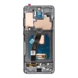 Wyświetlacz LCD do SAMSUNG S20 4G Grey SOFT OLED z ramka