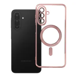 Etui na Samsung A17 / A18 Electro Mag Cover zgodne z MagSafe złoto różowe