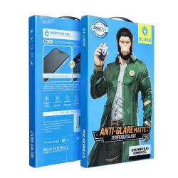 Szkło Hartowane 5D do iPhone 17 PRO MAX Mr. Monkey Glass (Anti-Glare Strong Matte) czarne