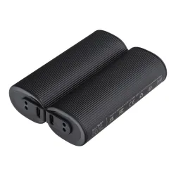 Powerbank Veger (W0587) 2,4A 2 szt 2 x 5000 mAh z podgrzewaczem do rąk czarno srebrny