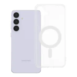 Etui na Samsung S25 FE Clear Mag Cover (Str) zgodne z MagSafe transparentne