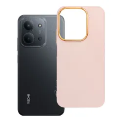 Etui na Xiaomi Redmi 15C (173,16 x 81,07 x 8,2) Frame pudrowy róż