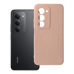 Etui na Xiaomi Redmi 15 4G / 5G (171,1mm) Silicone Mag Cover zgodne z MagSafe (camera protection) różowe