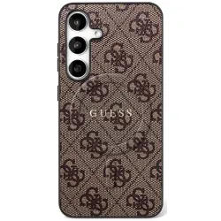 GUESS futerał do SAMSUNG S25 FE kompatybilny z MagSafe GUHMS25FEG4GFRW (Ring Classic Logo) brązowy