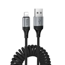Kabel USB A do Lightning Hoco PD 2,4A 1,5 m X121 czarny