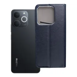 Etui z klapką na Realme NOTE 70 Smart Magneto granatowe