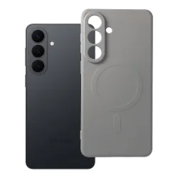 Etui na Samsung S26 PLUS Silicone Mag Cover zgodne z MagSafe (camera protection) tytanowo szare