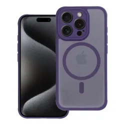 Etui na iPhone 17 Full Matte Mag Cover zgodne z MagSafe fioletowy