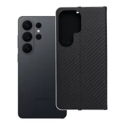 Etui z klapką na Samsung S26 ULTRA Luna Book Carbon czarne